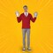 Be My Neighbor Adult Costume Kit Funny DIY Dress Up Accessory Set